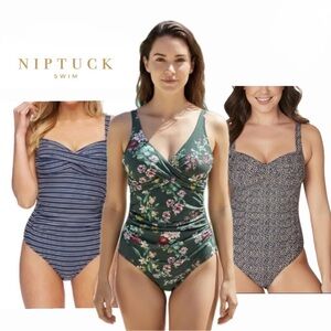 Bundle of 3 NipTuck Swim One-Piece Swimsuit size 6